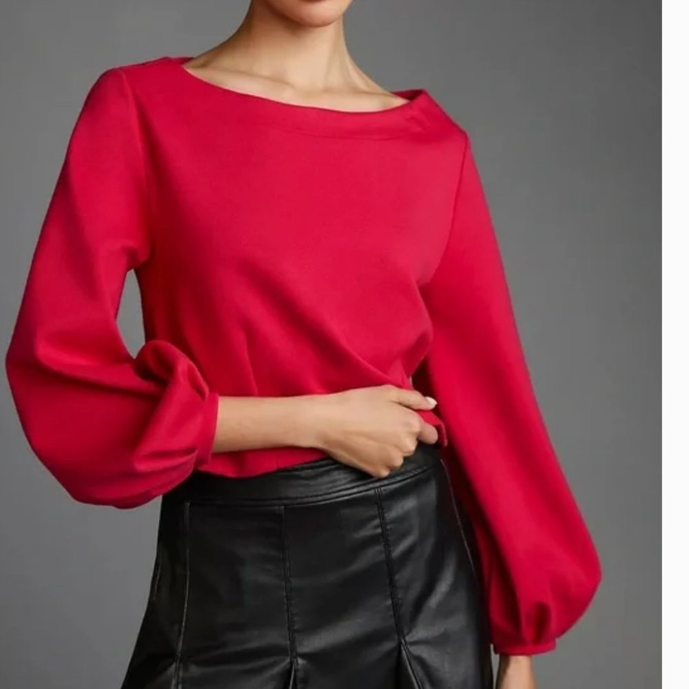 NWT Anthropologie MAEVE CORSET SWEATSHIRT